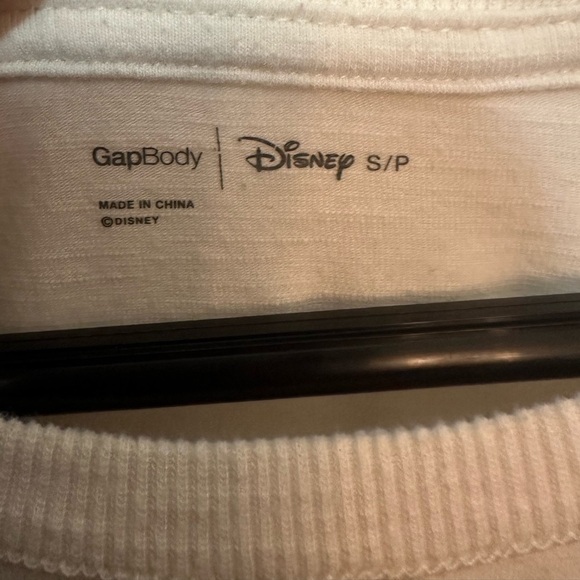 Woman's Gap Mickey Mouse Striped Shirt - Black & White Size Small - Picture 3 of 8